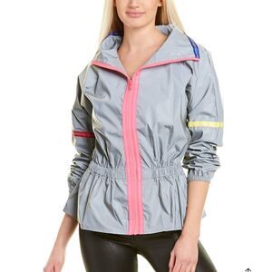 TEREZ Reflective Peplum Jacket 